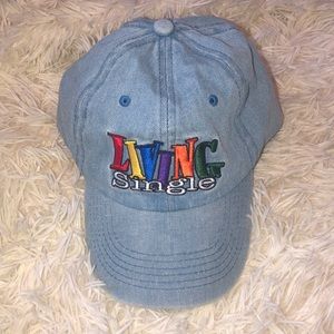 Denim “Living Single” 90s inspired hat
